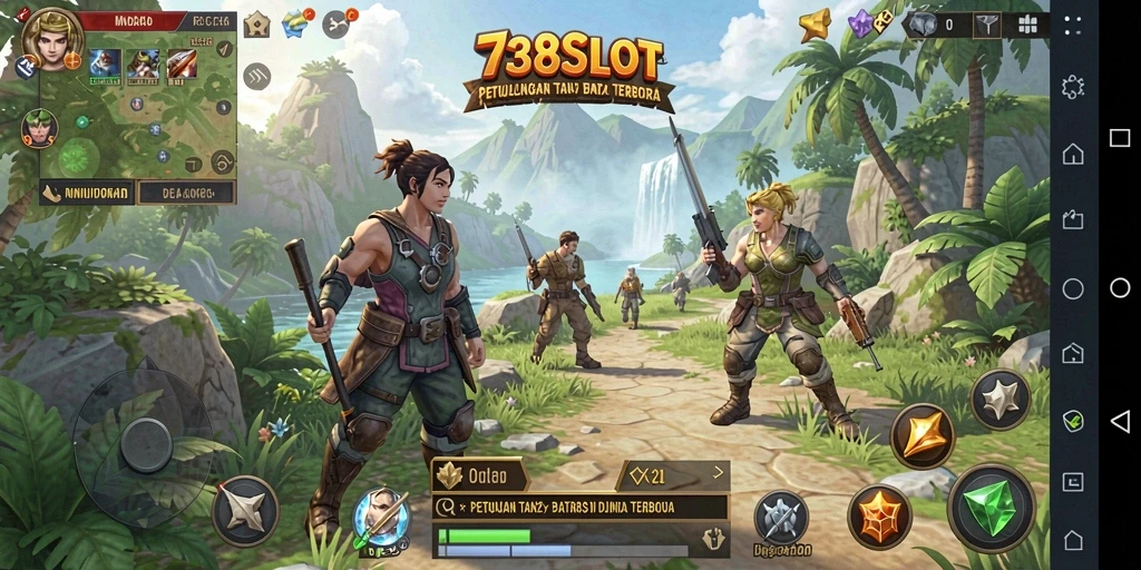 Tampilan gameplay Open World yang memukau dari 738SLOT.
