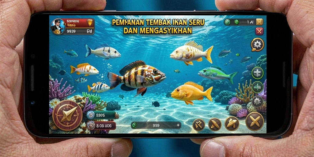 Screenshot gameplay menarik dari permainan Tembak Ikan 9939.