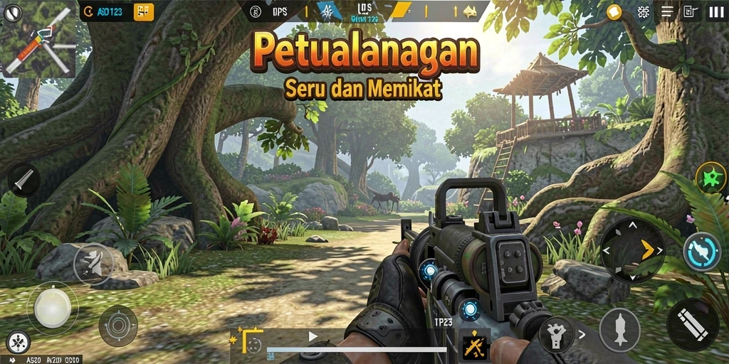 Tampilan menarik dari gameplay ASD123 yang penuh aksi.