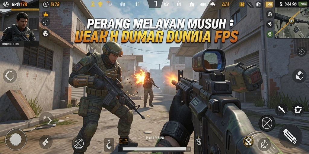 Tampilan gameplay aksi mendebarkan dari BRO178.