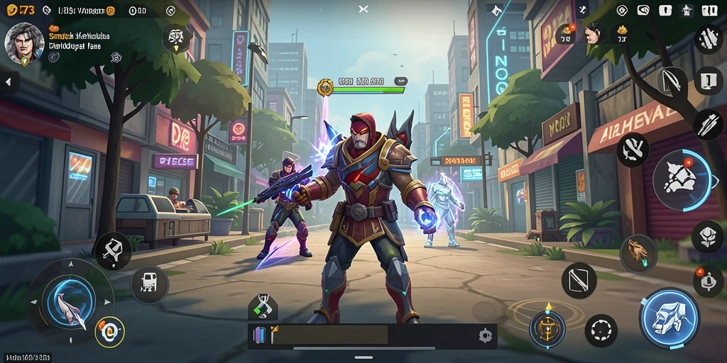 Gameplay menarik D73 dengan berbagai interaksi dan pilihan.