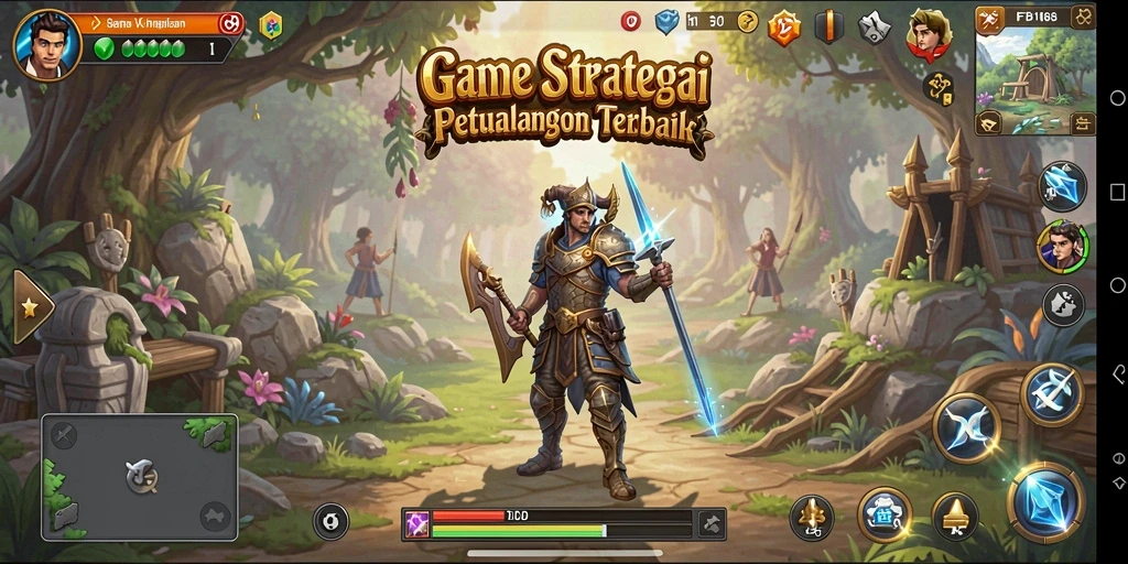 Tampilan gameplay seru dengan strategi mendebarkan.