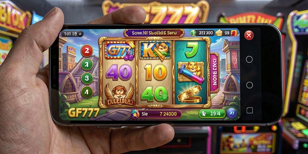 Tampilan gameplay GF777 yang menakjubkan dan penuh warna.