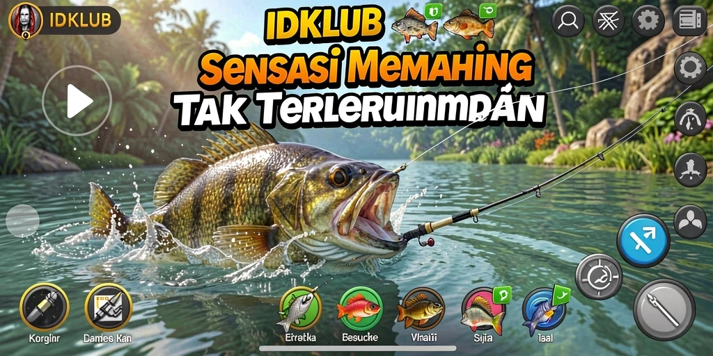 Tangkapan besar di IDKLUB dengan suasana memancing yang menakjubkan.
