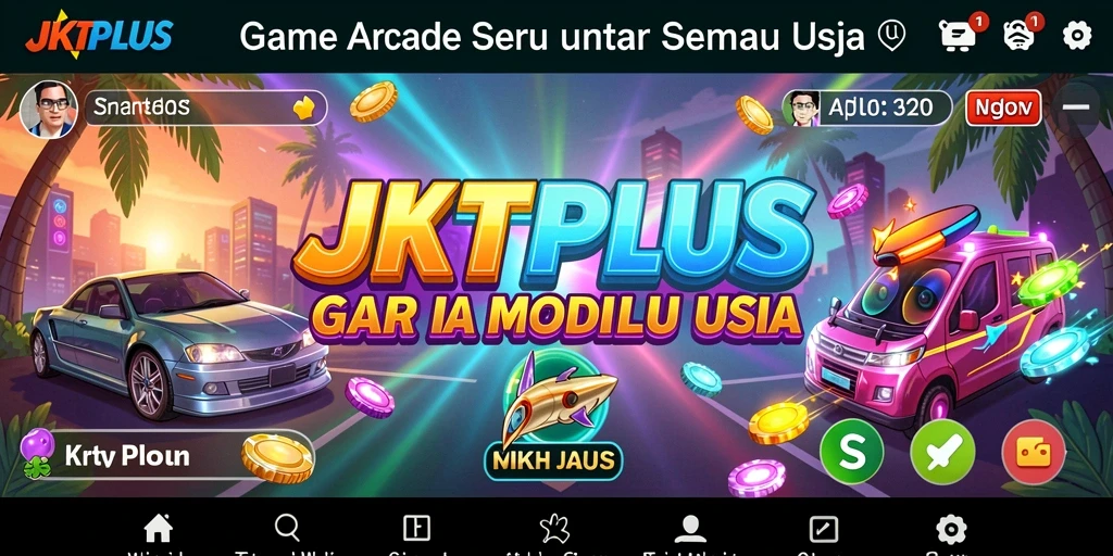 Tampilan gameplay seru dari JKTPLUS dengan grafik yang menawan.
