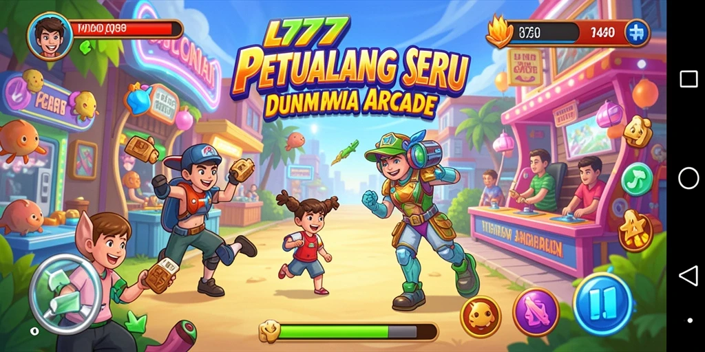 Skrinsut gameplay L777 menampilkan aksi seru dalam permainan Arcade.