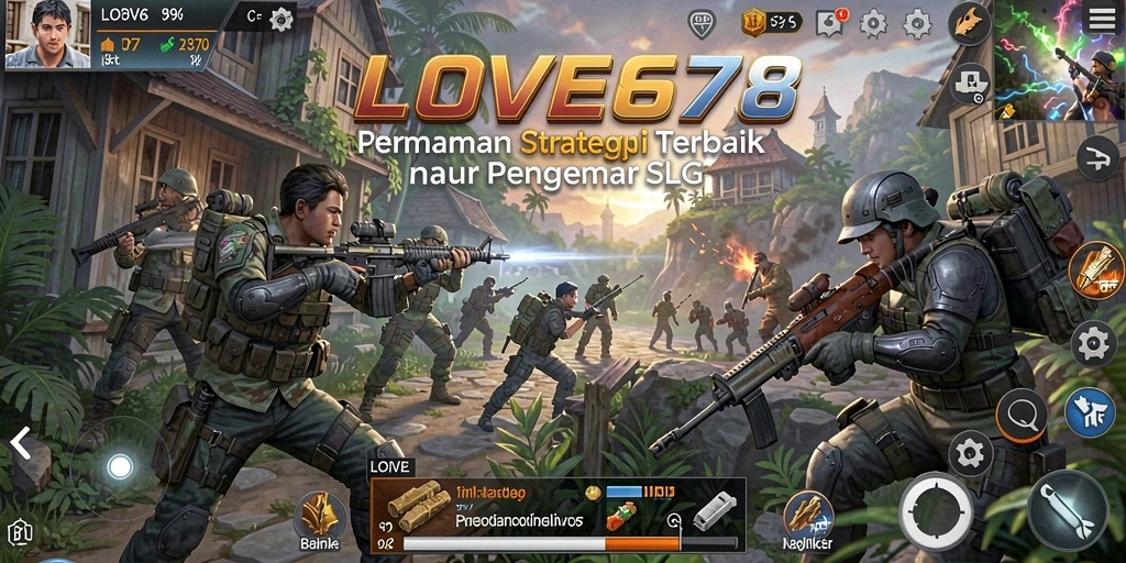 Screenshot utama LOVE678 menampilkan strategi permainan yang mendalam dan grafik yang menarik.