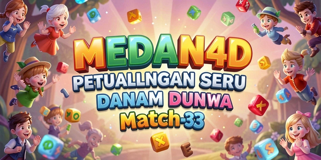 Gambaran menarik gameplay Match-3 MEDAN4D yang seru.