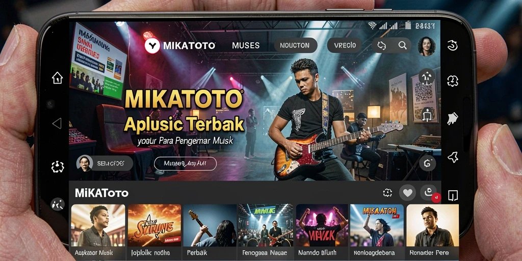 Screenshot gameplay MIKATOTO menampilkan pengalaman musik yang menyenangkan.
