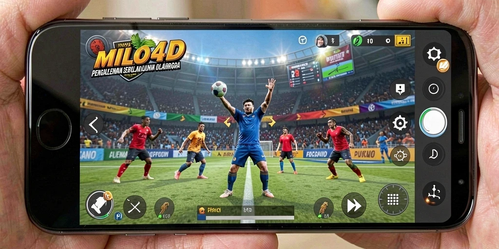 Tampilan gameplay seru dari MILO4D yang menampilkan aksi olahraga.