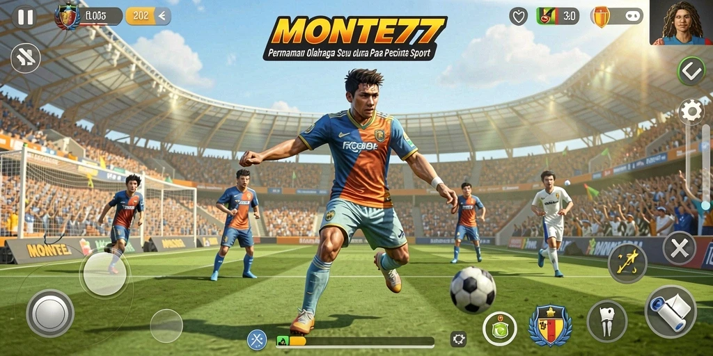 Screenshot gameplay MOETE77 yang menampilkan aksi seru dalam olahraga.