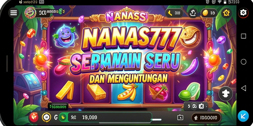 Screenshot gameplay NANAS777 yang menampilkan keseruan permainan slot.