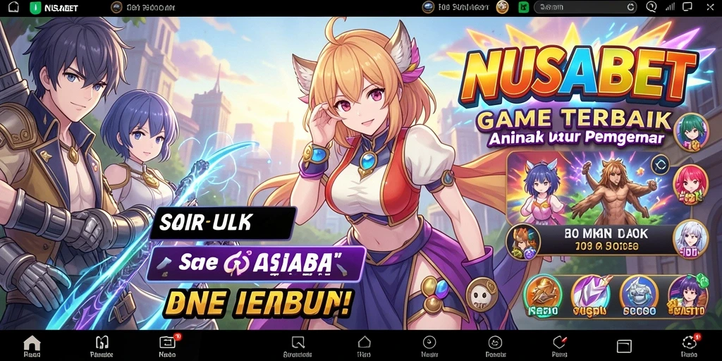 Gameplay seru dengan karakter anime yang menarik.