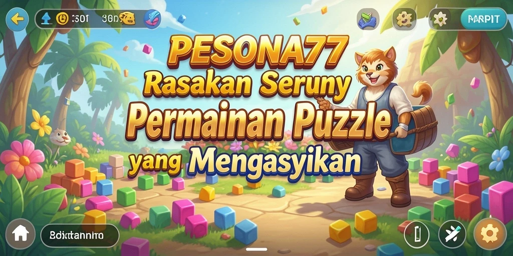 Gameplay menarik dan tantangan puzzle seru di PESONA77.