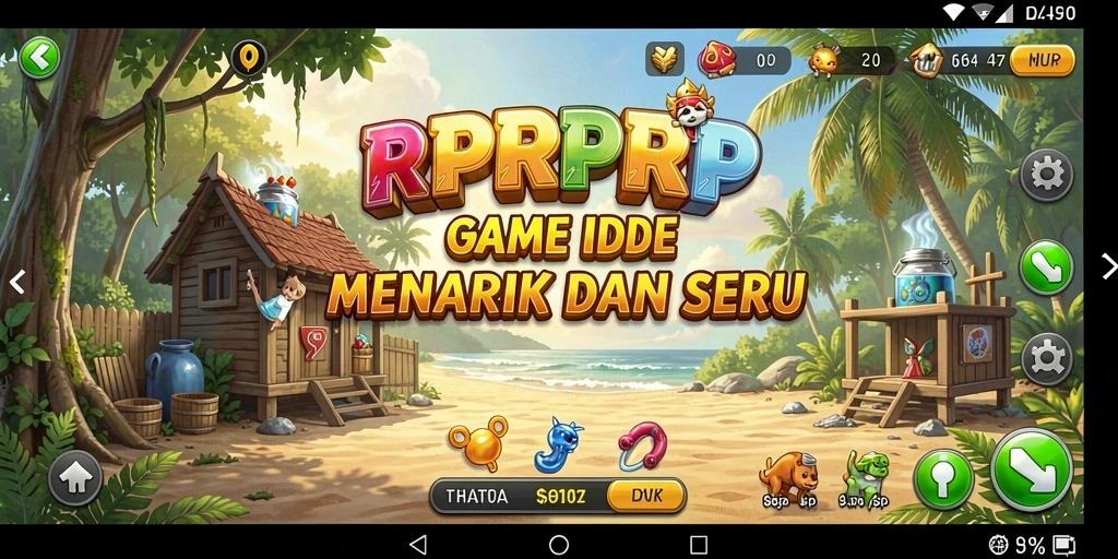 Screenshot utama RPRPRP dengan gameplay Idle yang menyenangkan.