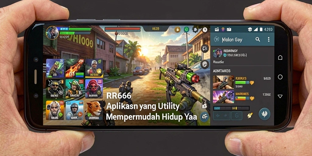 Screenshot RR666 menampilkan antarmuka aplikasi Utility yang user-friendly.