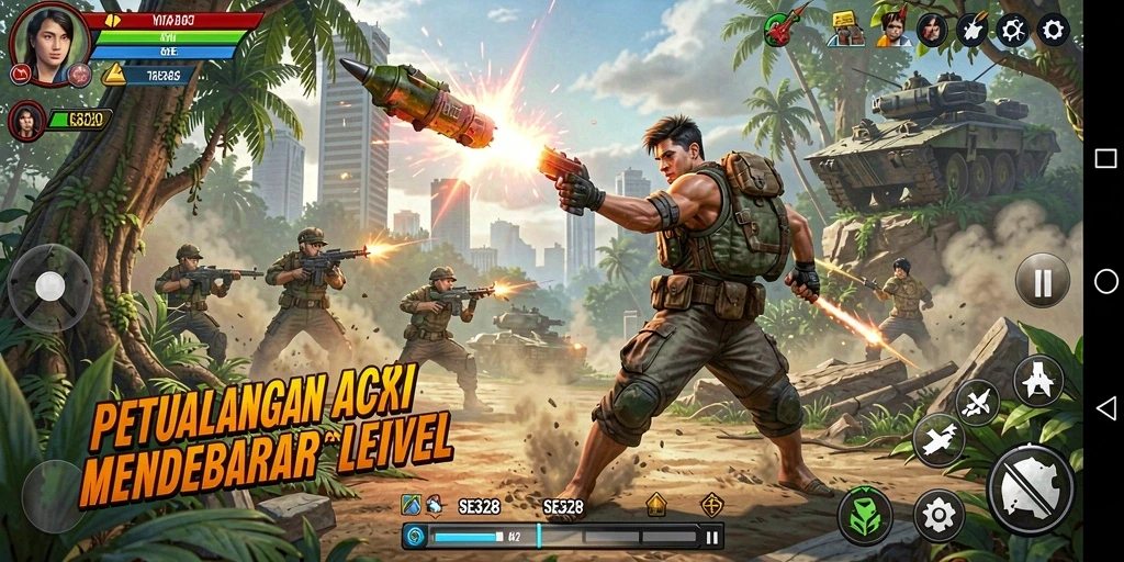 Tampilan gameplay SE328 yang seru dan menegangkan.