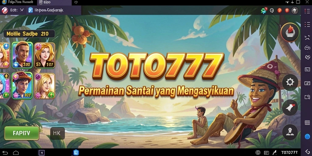 Tampilan gameplay TOTO777 yang menarik dan penuh warna.